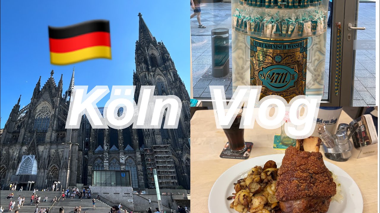 【ケルンVlog】ケルン大聖堂の迫力がすごい|短時間でケルンを堪能|女一人旅|🇩🇪