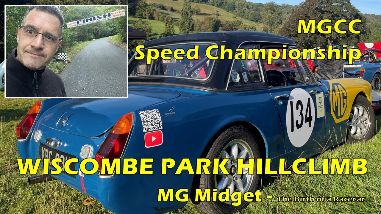 MG Midget Wiscombe Park Hillclimb - MGCC Speed Championship - Birth of a Racecar