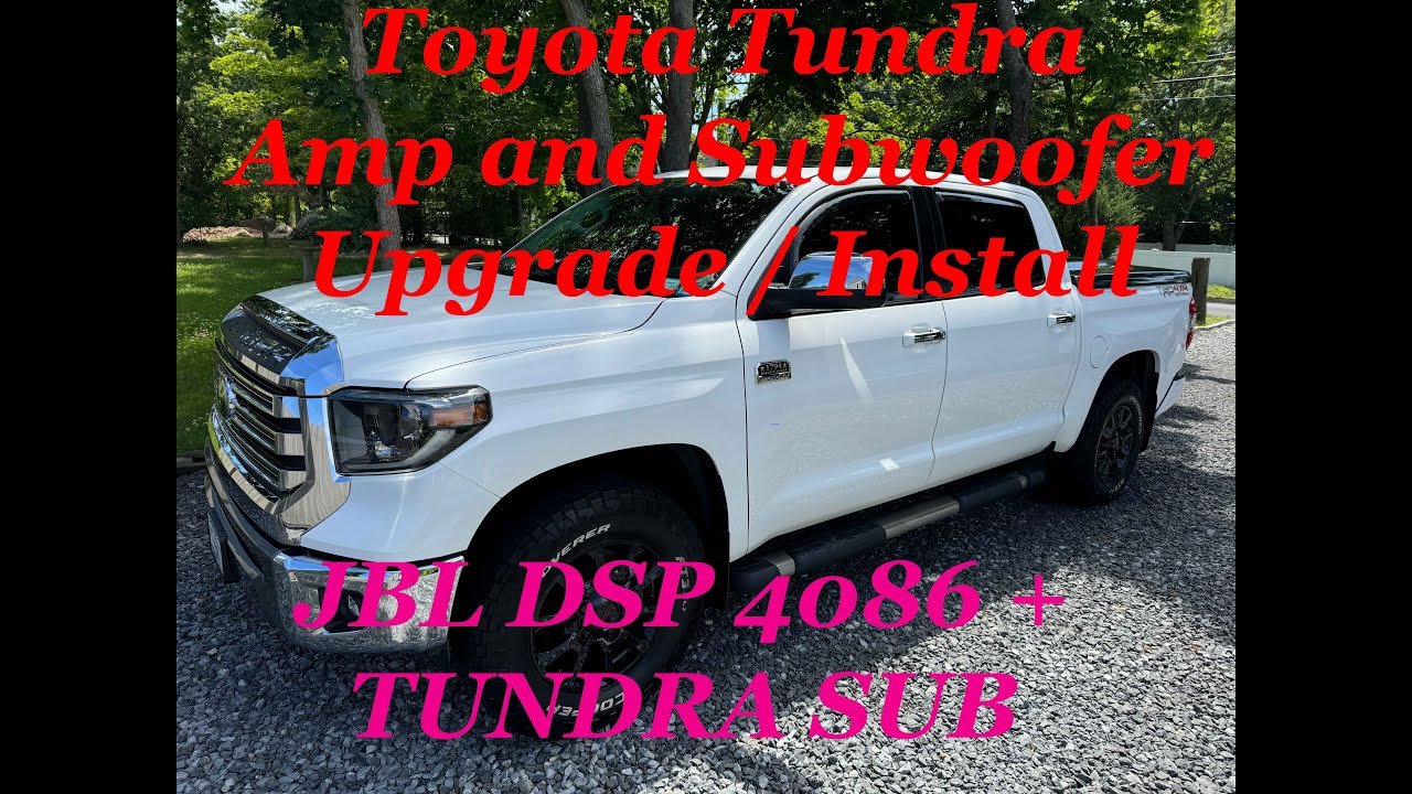 2020 Toyota Tundra Crewmax JBL DSP Amp and Subwoofer Install - HUGE UPGRADE!