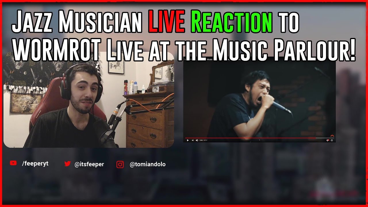 Jazz Musician LIVE Reaction to WORMROT Live at the Music Parlour!