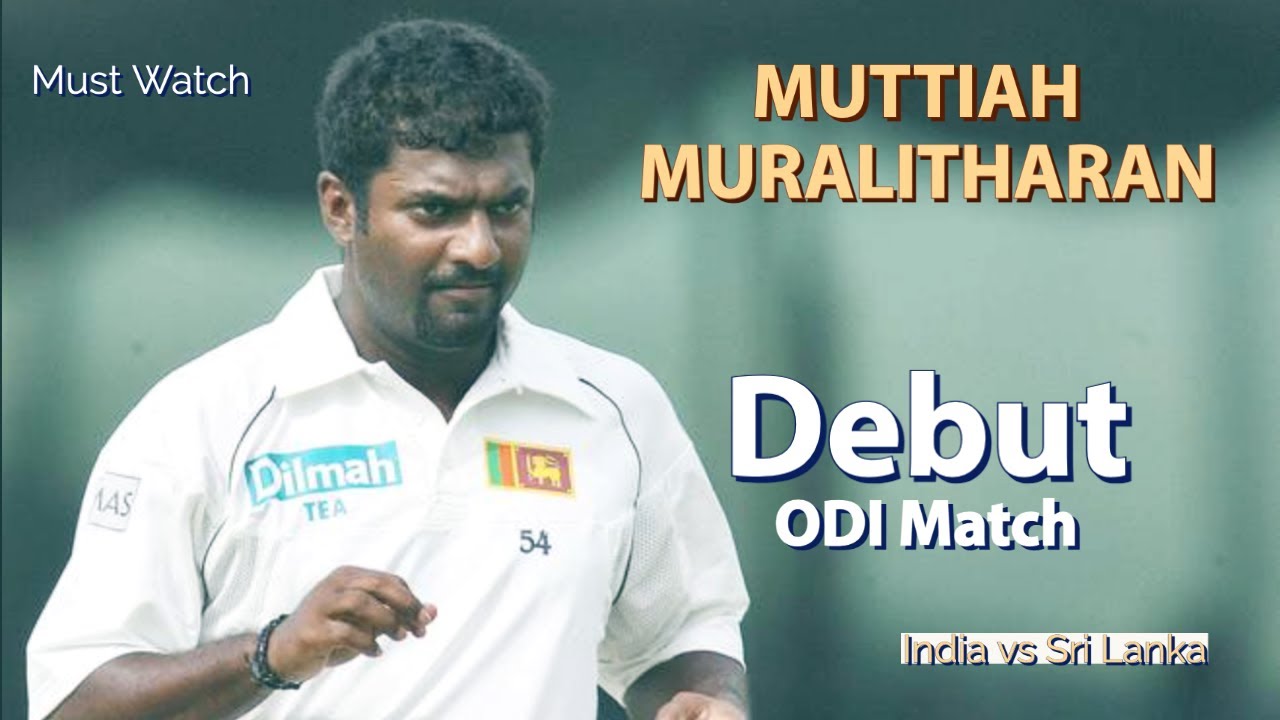 Muttiah Muralitharan ODI Debut Thriller Match Highlights vs India in 199 | Muralitharan First Wicket