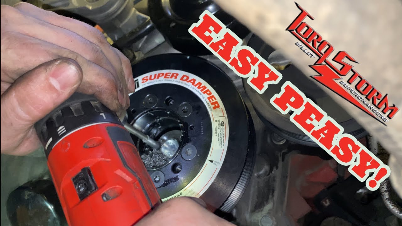 TorqStorm Centrifugal Supercharger Install | Part 1 - Getting Started and Mounting Crank Pulley