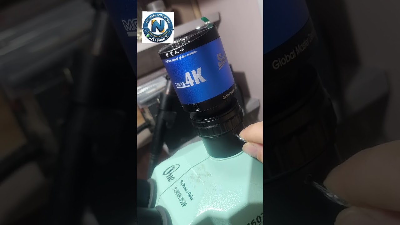 Mechanic MOS 4K Microscope Camera unboxing with Installation #nabunterprise #mobileservicesentre