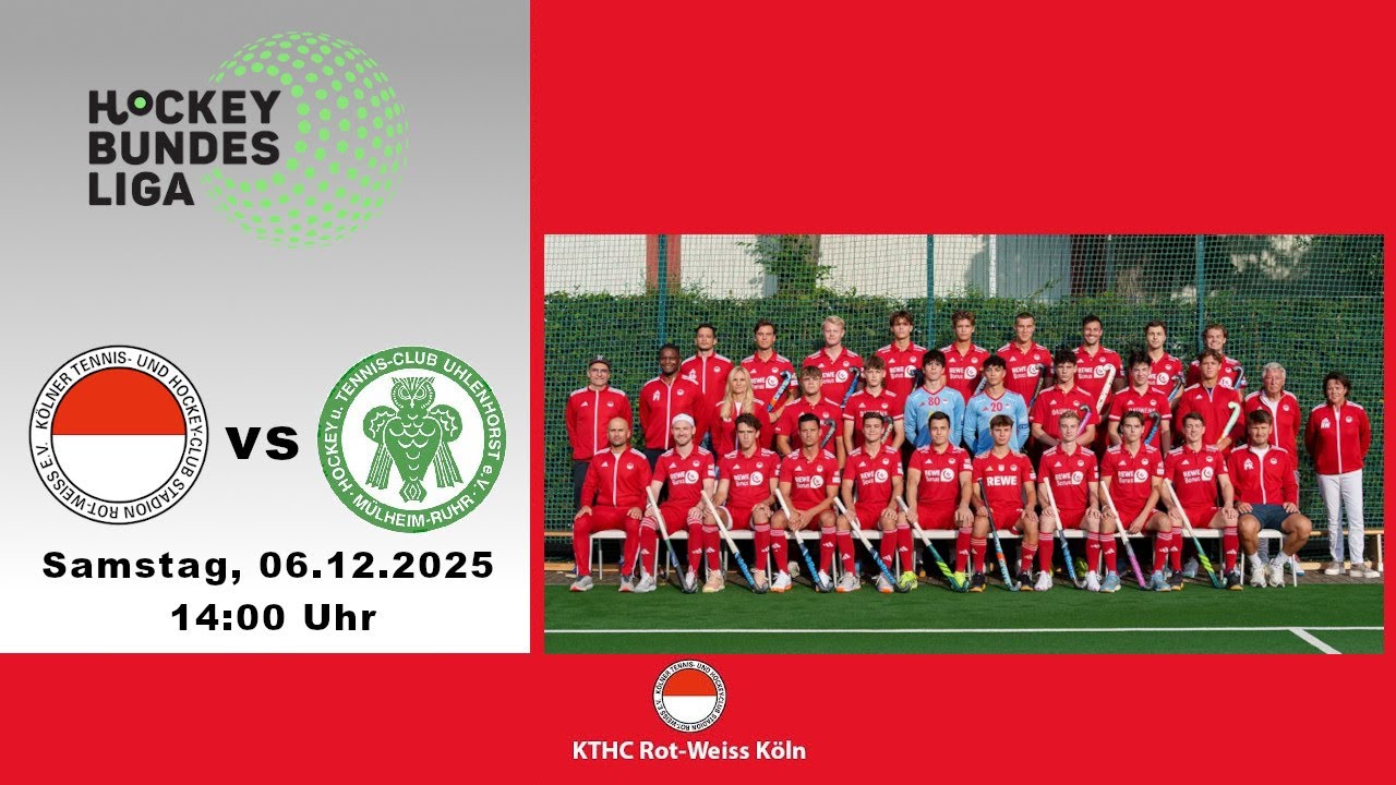 Rot-Weiss Köln - HTC Uhlenhorst Mülheim - 1. Hallenhockey Bundesliga Herren