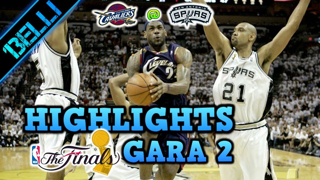 Cavs @ Spurs Highlights G2 Finals 2007 (Live🎙F.Tranquillo e F.Buffa) #MerciTony