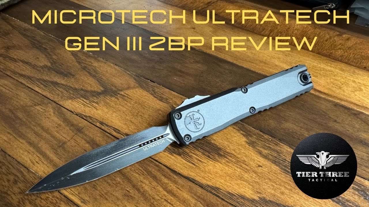 Обзор Microtech Ultratech GEN III (нулевая люфт лезвия)