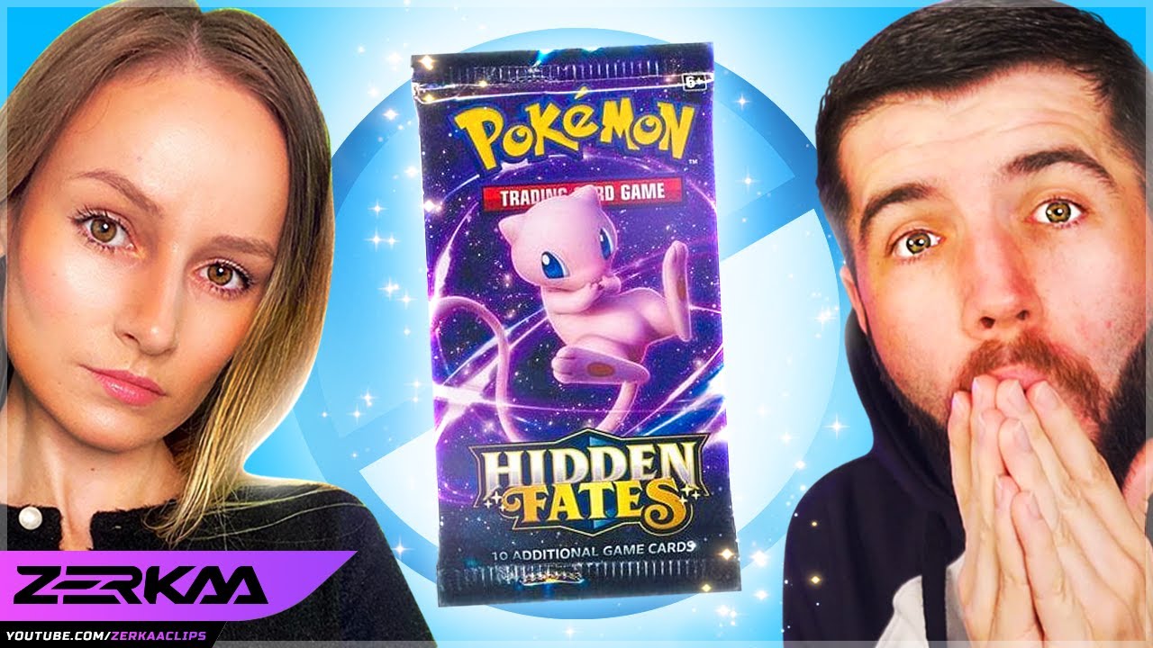 POKEMON Hidden Fates Pack Battle Vs My Girlfriend!