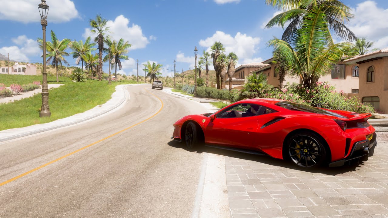 Ferrari 488 Pista Relaxing Drive | Smooth Roads & Open Views | 4K Ultra HD | Forza Horizon 5