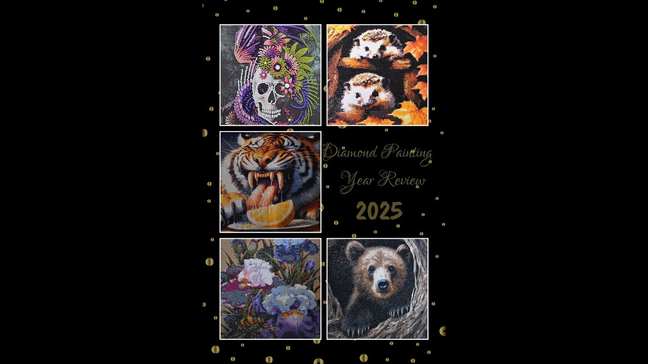 💎 🎞️ Diamond Painting Year 2025 in review ; only canvas DP