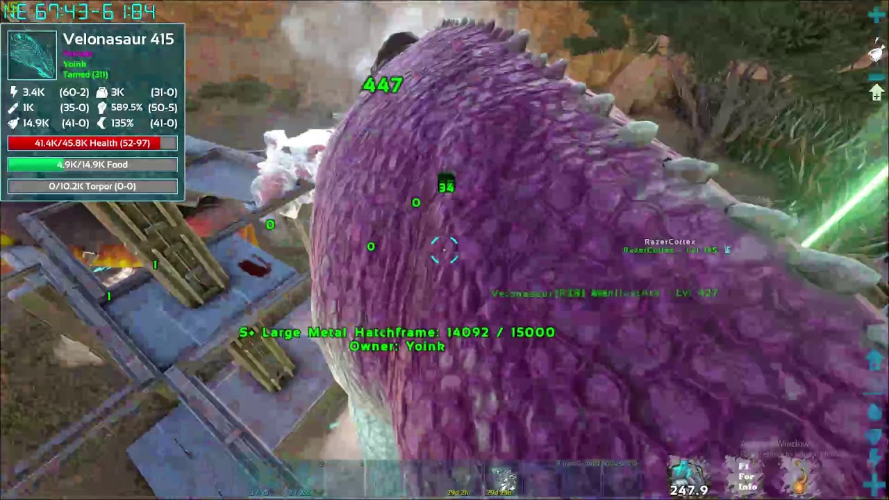 ark survival evolved-eliteark destroying babysquad and making them leave