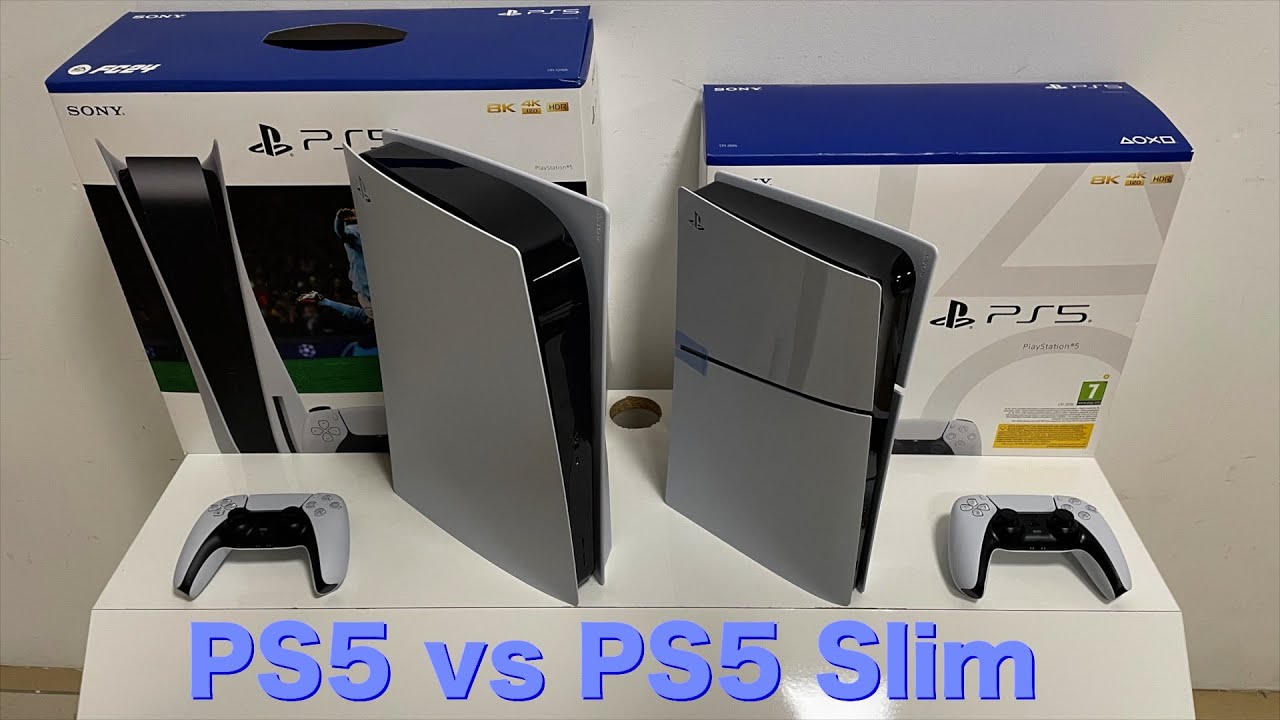 PS5 vs PS5 Slim kicsomagolás és összehasonlítás