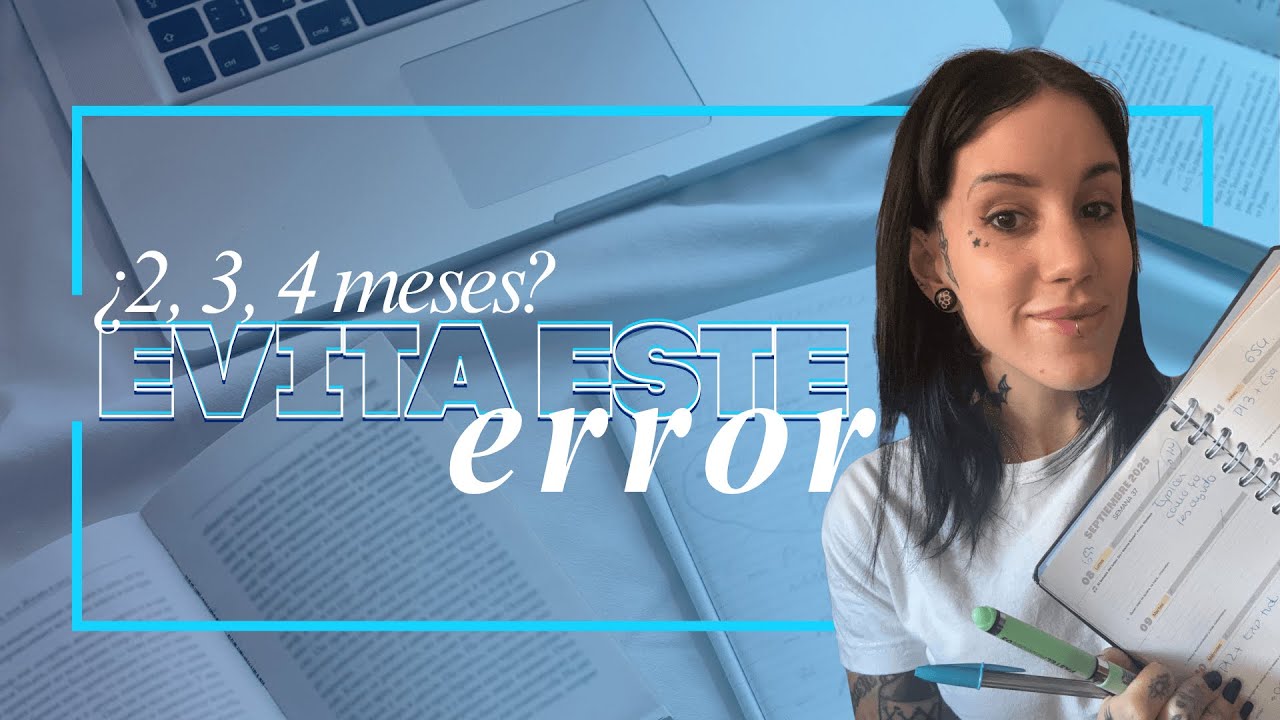 🧠 Cómo planificar tu oposición en 4 MESES | MAD