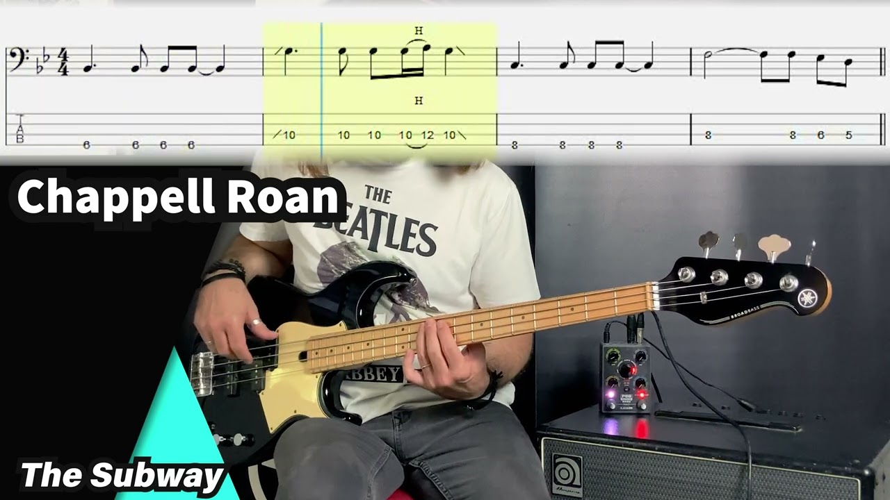 Chappell Roan - The Subway (bass cover tabs) #basscover #chappellroan