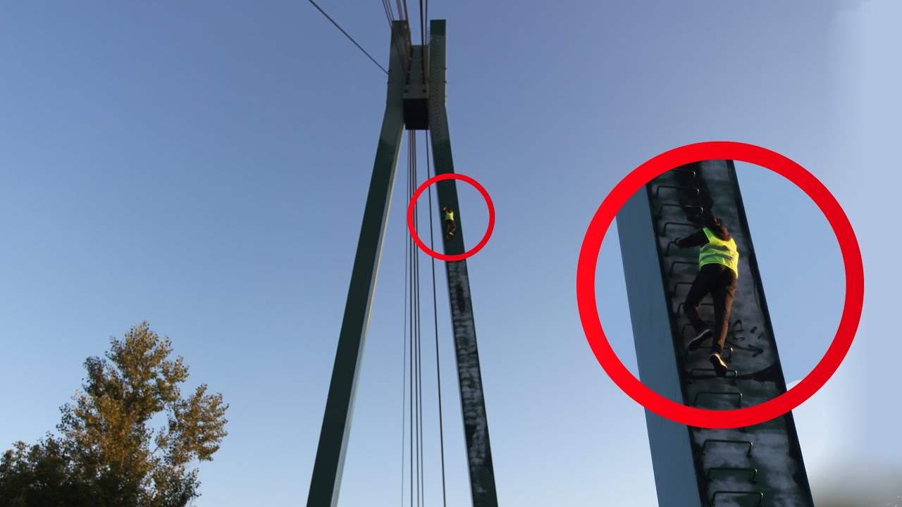 WSPINACZKA NA MOST 40M | Urban Climbing