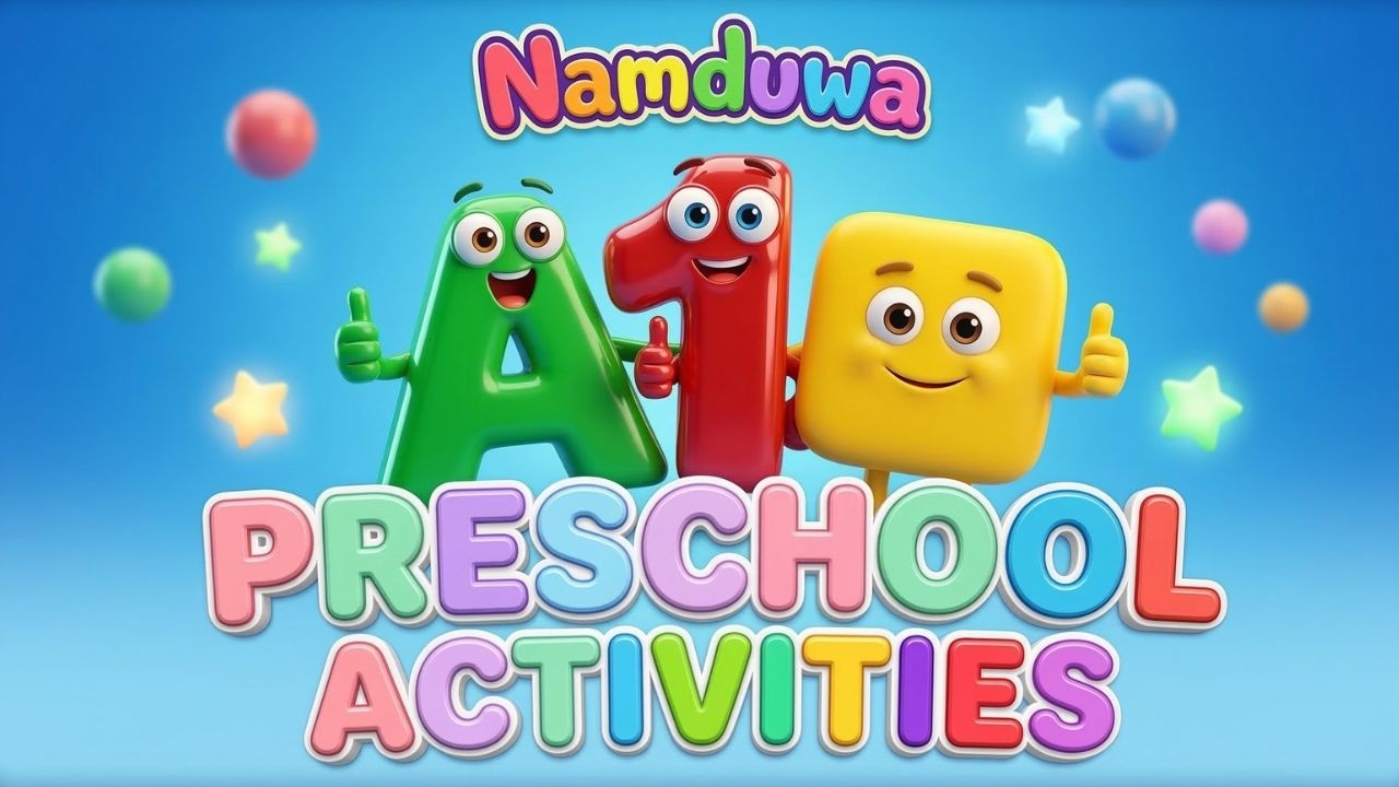 Preschool Learning Activities for 3 Year Olds, Easy Ways to Learn ABC Phonics Shapes Numbers Colors