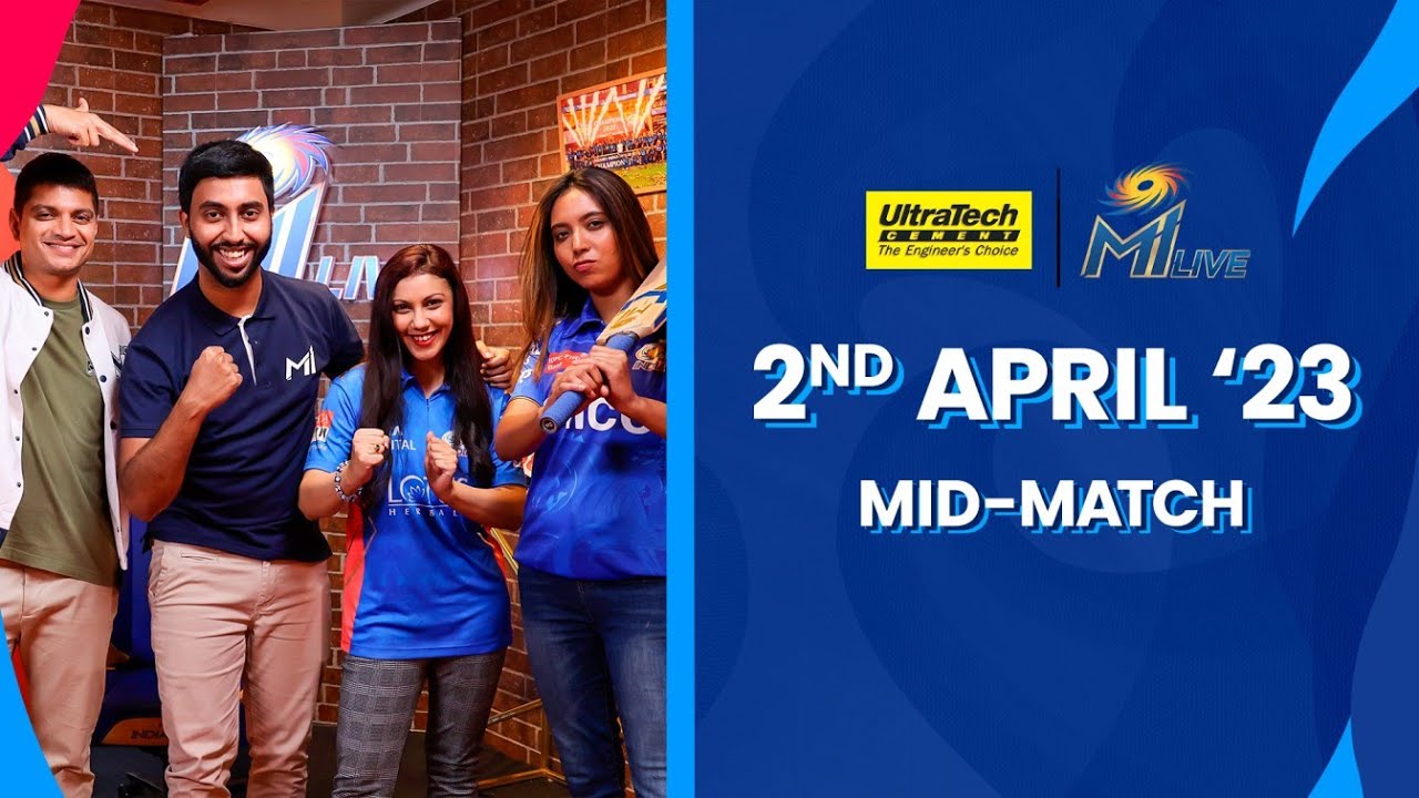 UltraTech MI Live: RCB vs MI - Mid-match Show | Mumbai Indians