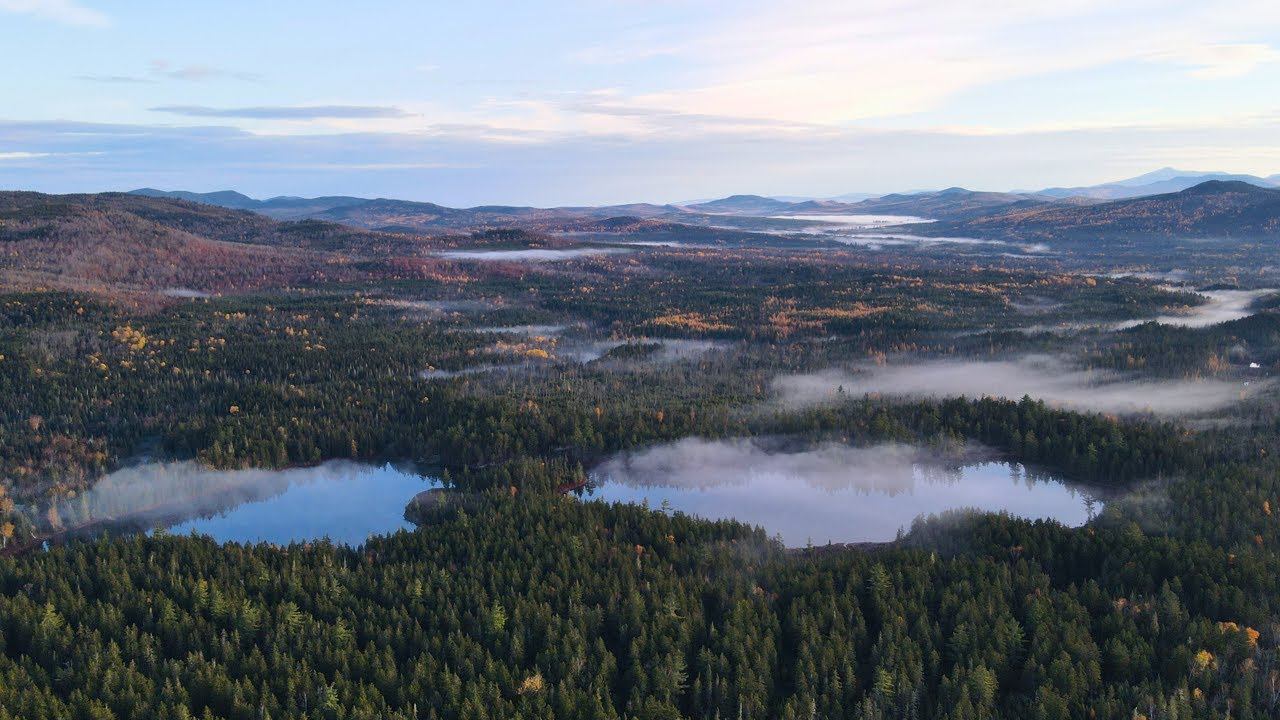 Crisp Fall Morning in the Maine Mountains