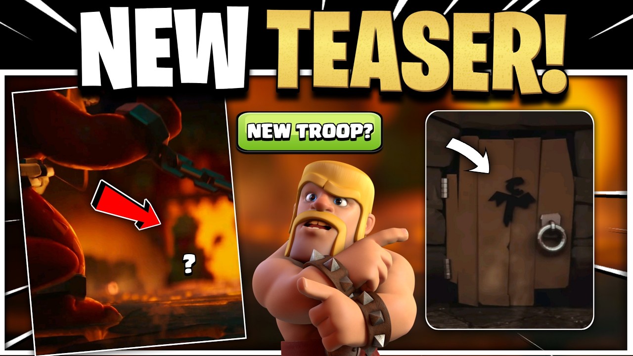 NEW TEASER REVEALED MYSTERIOUS CHARECTOR COMING IN CLASH OF CLANS | Coc New Update Teaser Breakdown
