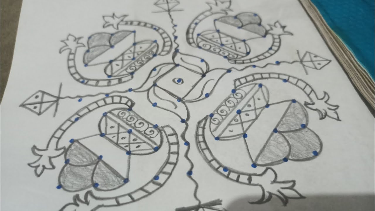 9*9dots#Bhogikundalamuggulu#sankranthimuggulu#festivalmuggulu#chukalamuggulu#muggulu#rangoli