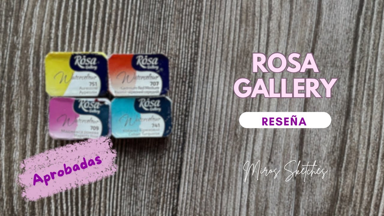 Acuarelas ROSA GALLERY RESEÑA detallada | Profesionales economicas