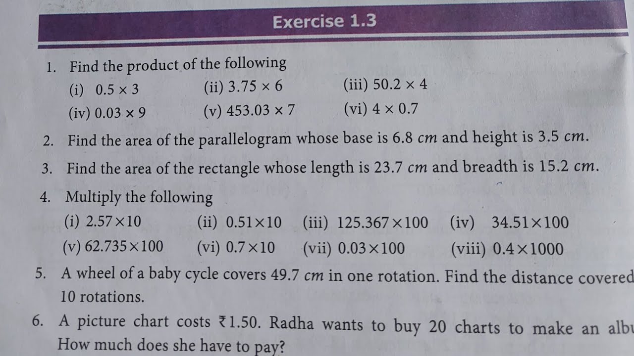 Term-3 7th std maths chapter-1 Number system in exercise 1.3 sum:1,2,3,4