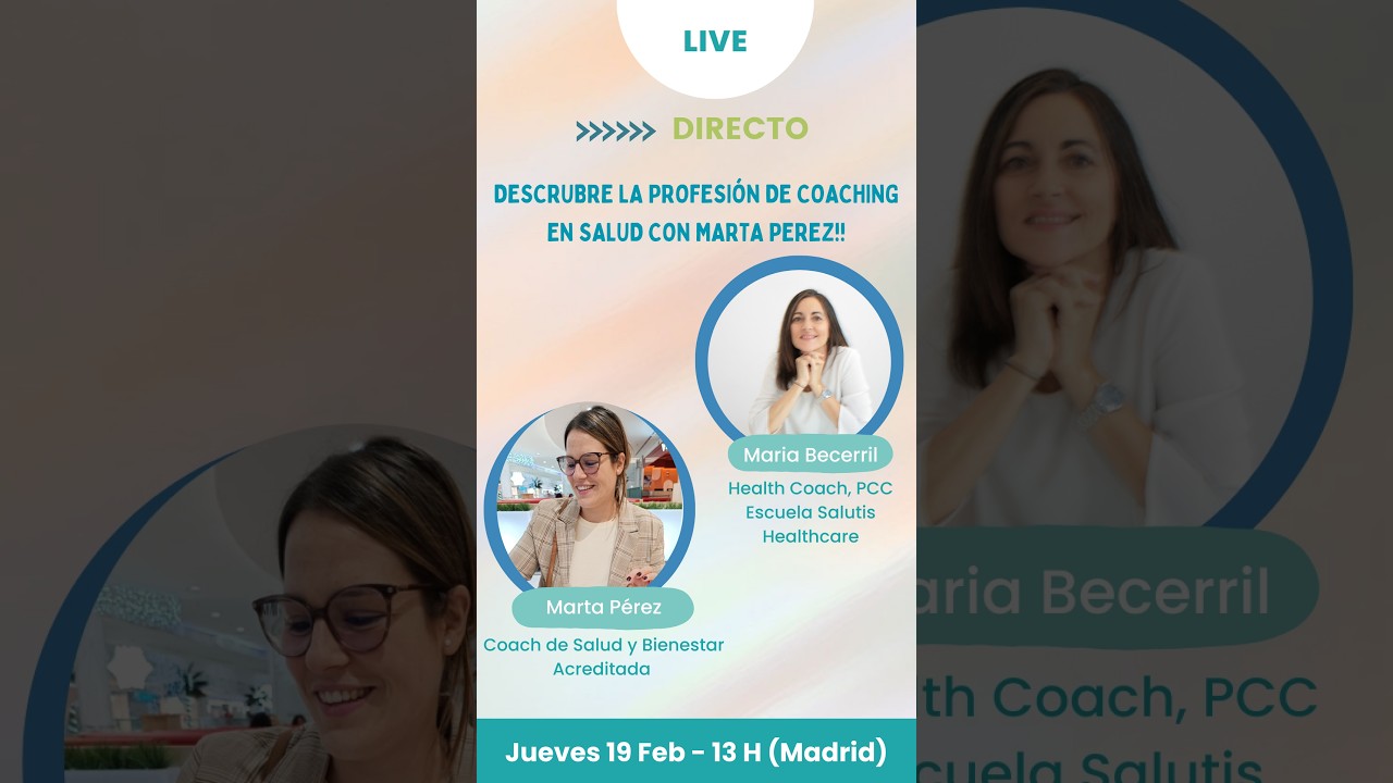 Descubre el Coaching de Salud con Marta HealthCoach @coachingconmarta