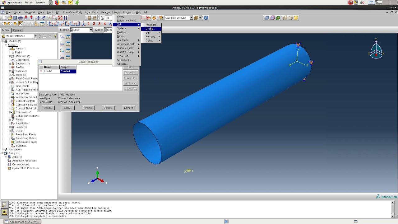 #ABAQUS Tutorial - Distributed Coupling vs Concentrated Loads Composites