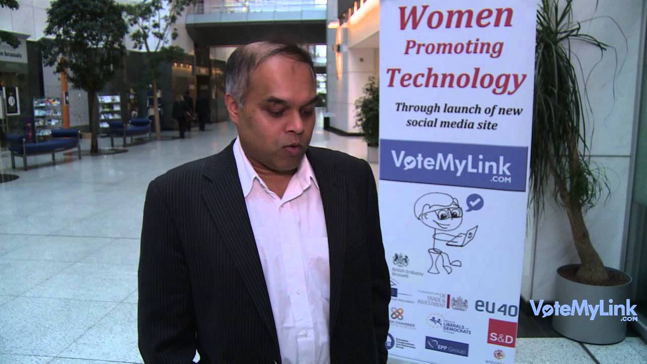 Ajit Jaokar Founder of Futuretext & European Policy Bloggers Network on VoteMyLink launch event