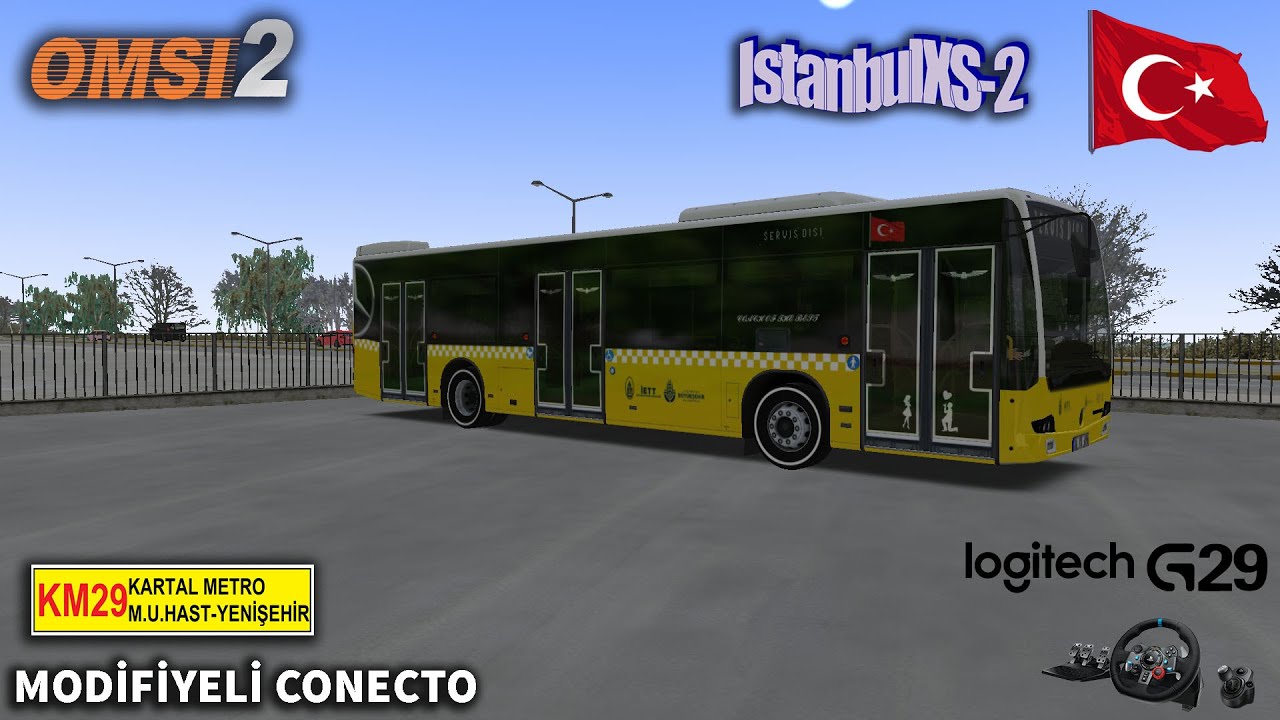 OMSI 2 - Modifiyeli Manuel Vitesli Mercedes Conecto - İstanbul XS2 - 30 Ağustos Özel Canlı yayın