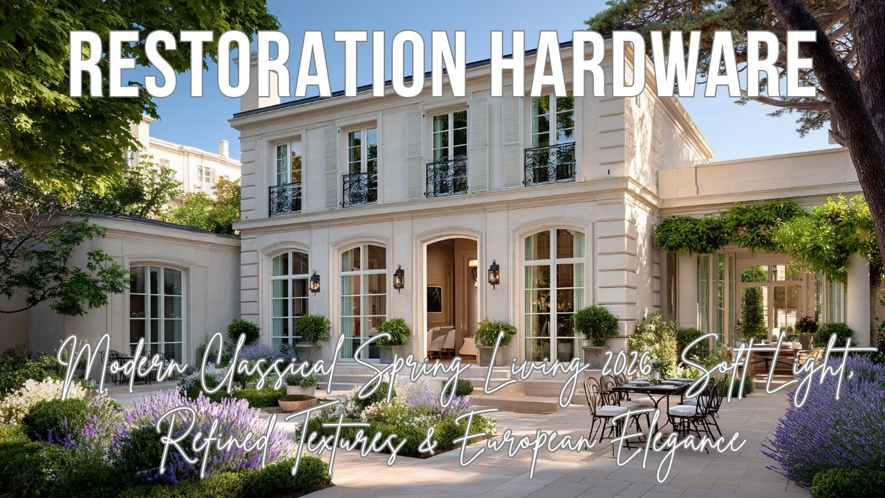 Modern Classical Spring Living 2026  Soft Light, Refined Textures & European Elegance Inspired by Re
