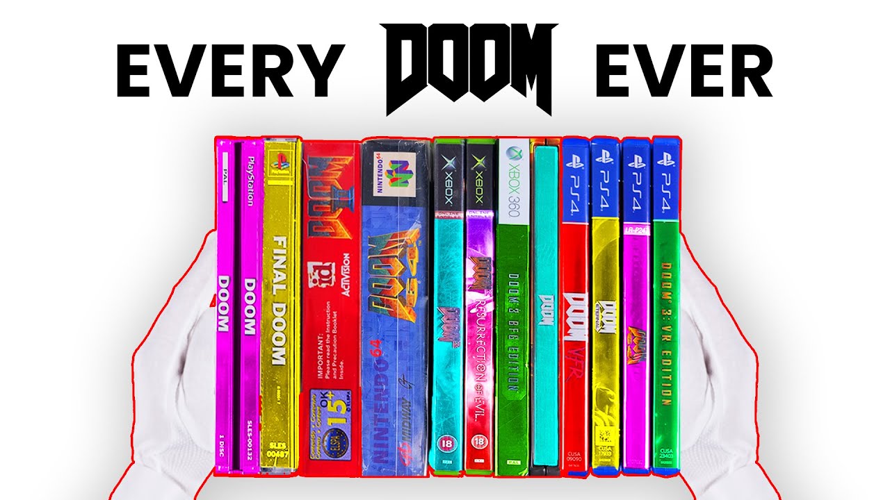 Unboxing Every Doom Game Ever (1993-2023)