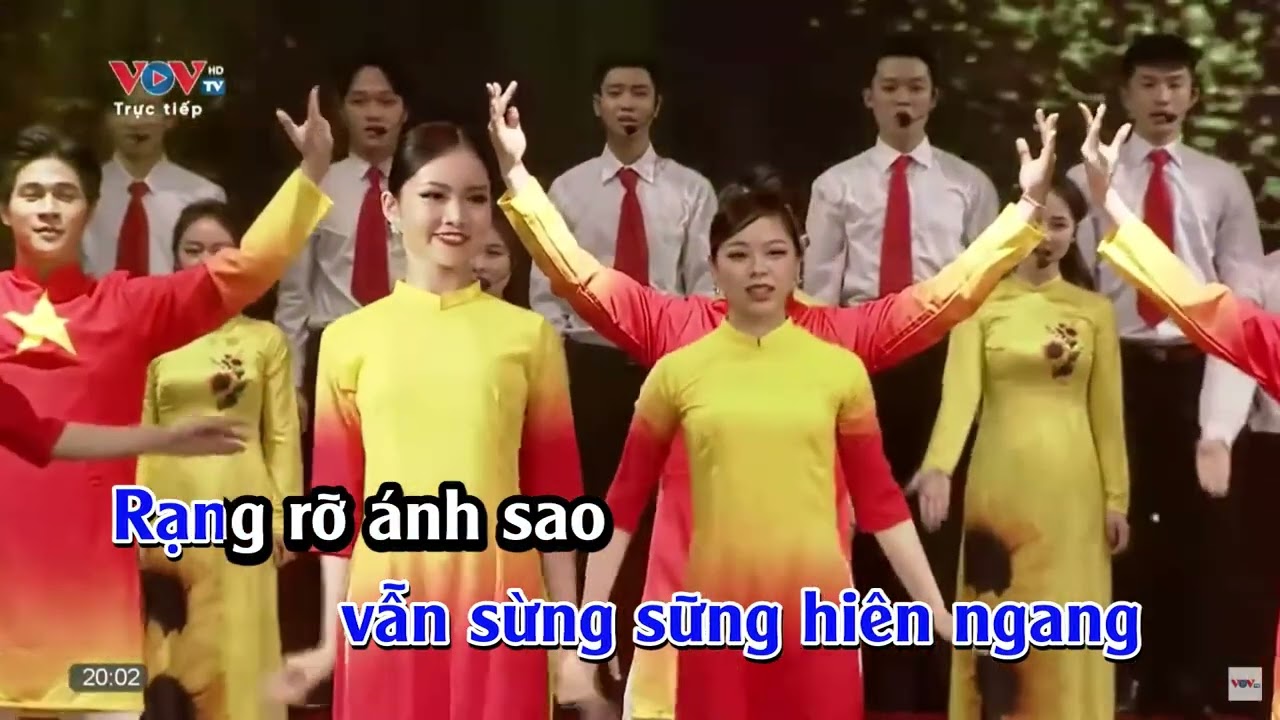 [KARAOKE BẢN CHUẨN] KHÁT VỌNG HÙNG CƯỜNG - TỐP CA NAM NỮ ĐH VHNT QĐ