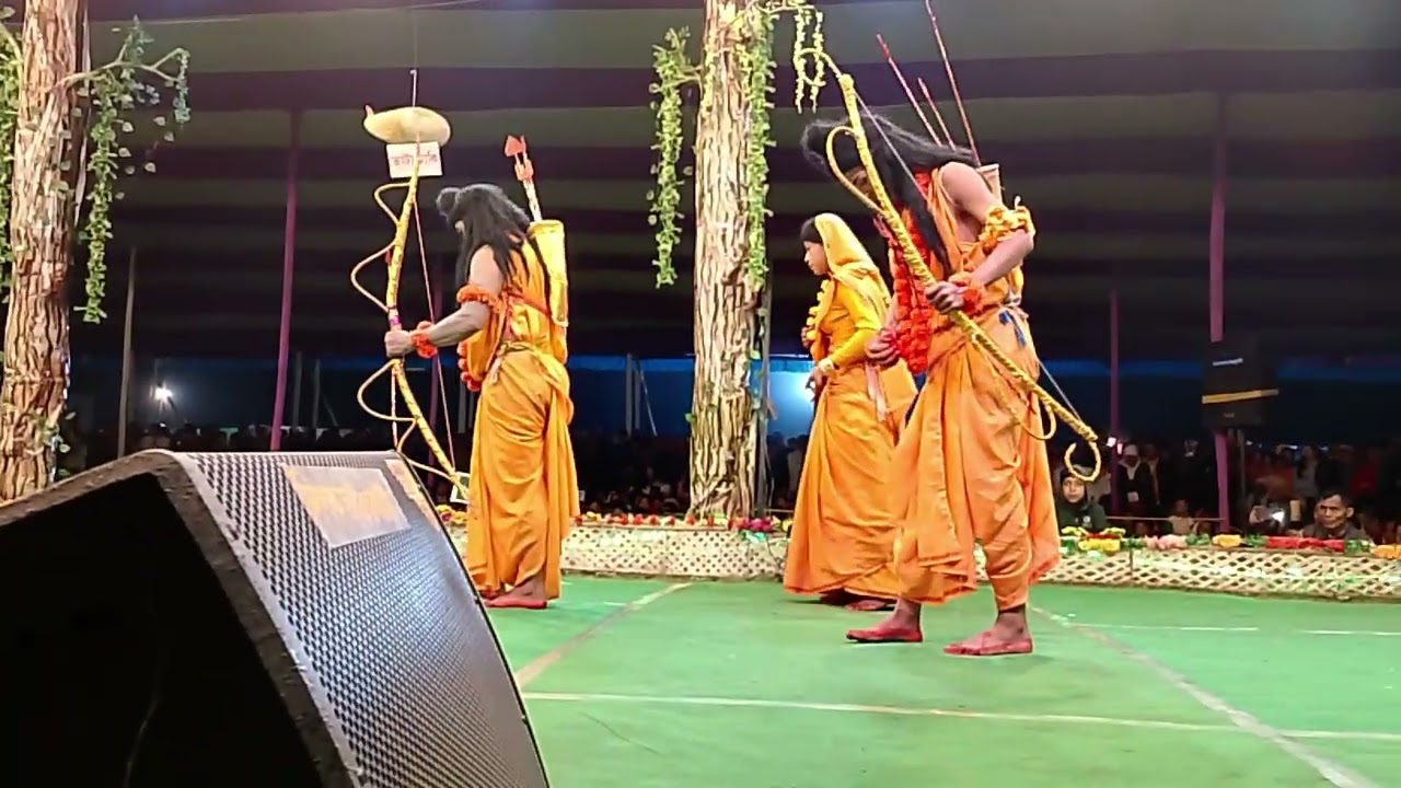 সীতা হৰণ বালি বধ। মিচিং ভাষাত।মোকাবিলা মিচিং গাওঁ। অসম ভাওনা সমাৰোহ মাজুলী।
