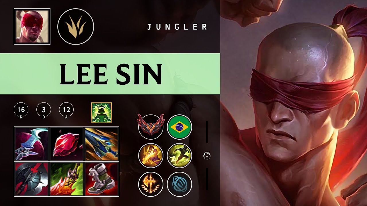 Lee Sin Jungle vs Tryndamere - BR Grandmaster Patch 26.02