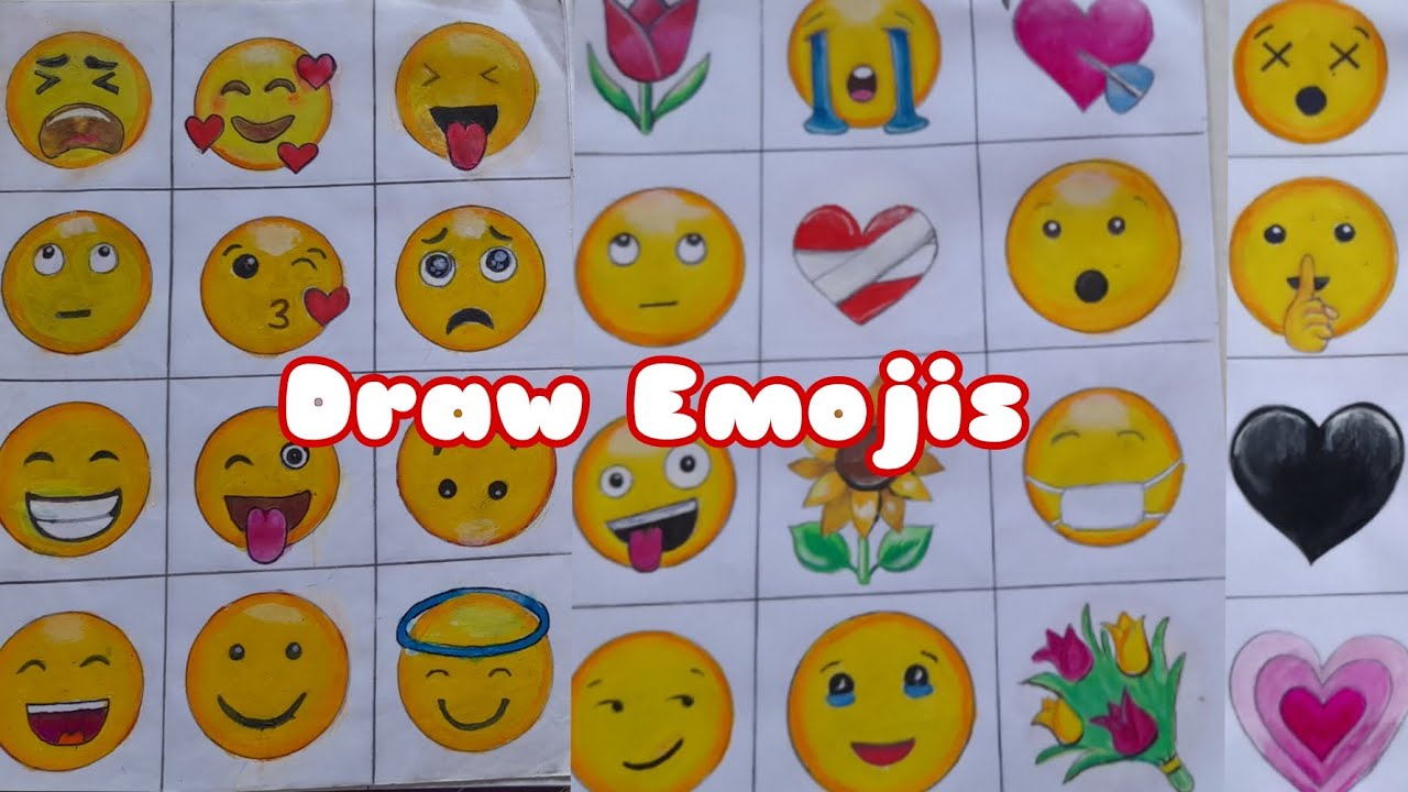 Easy Emoji Drawing Tutorial || Step-by-Step for Beginners #creativeartemoji 