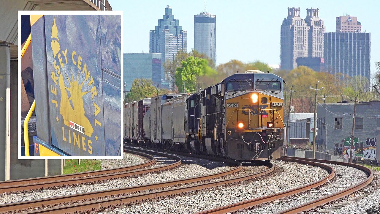 CNJ Heritage & A LOT of CSX in ATL