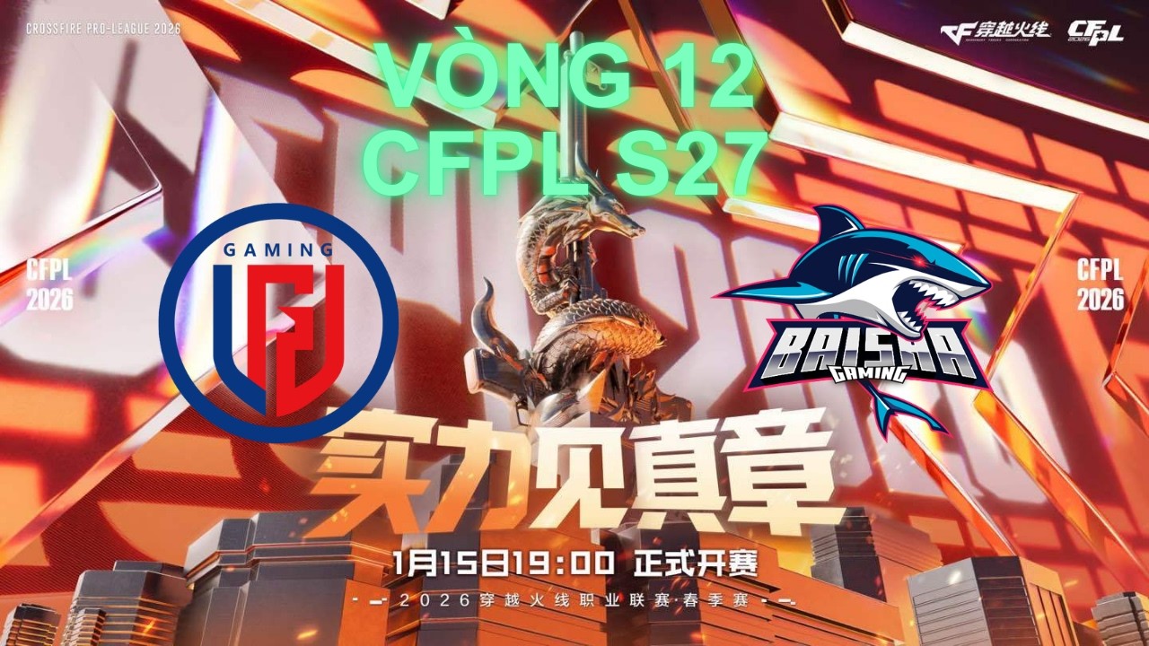 CFPL S27 Vòng 12: LGD vs BAISHA GAMING