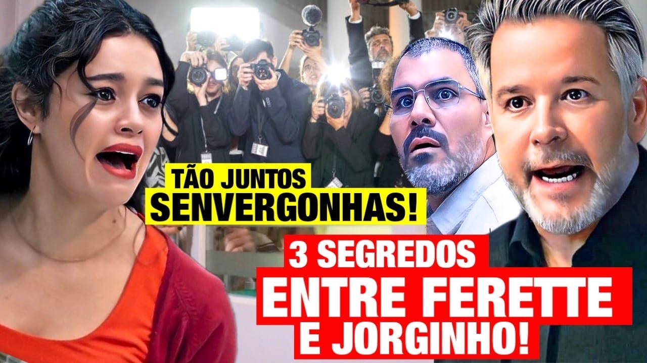 TRES GRAÇAS: GERLUCE Descobre 3 SEGREDO Entre JORGINHO E FERETTE resumo capitulo hoje