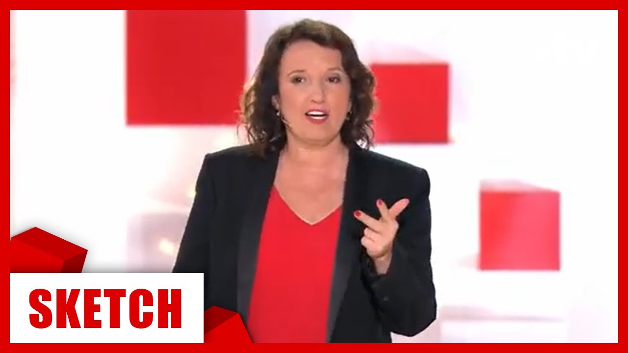 🤣 Sketch ! Anne Roumanoff et les grèves de train 😡 - Vivement Dimanche 17 juin 2018