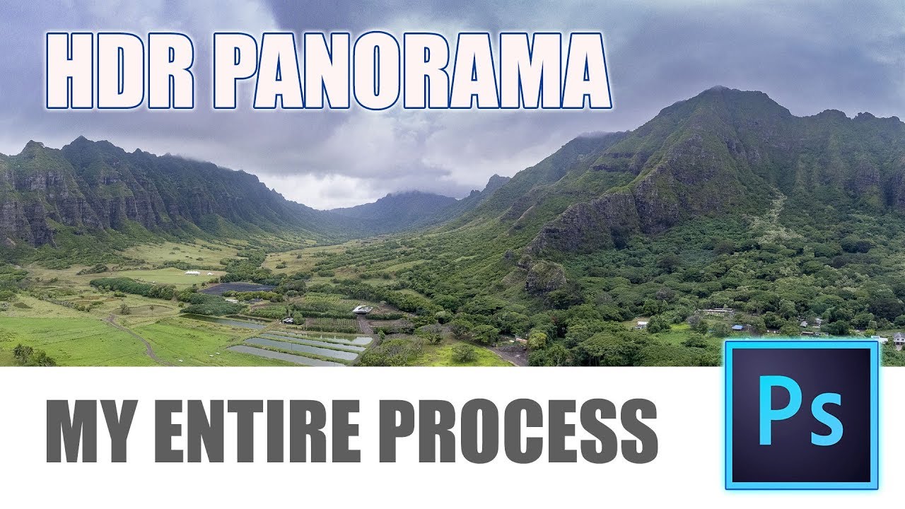 How to make HDR PANORAMA Photos. Full workflow - shoot to Photoshop