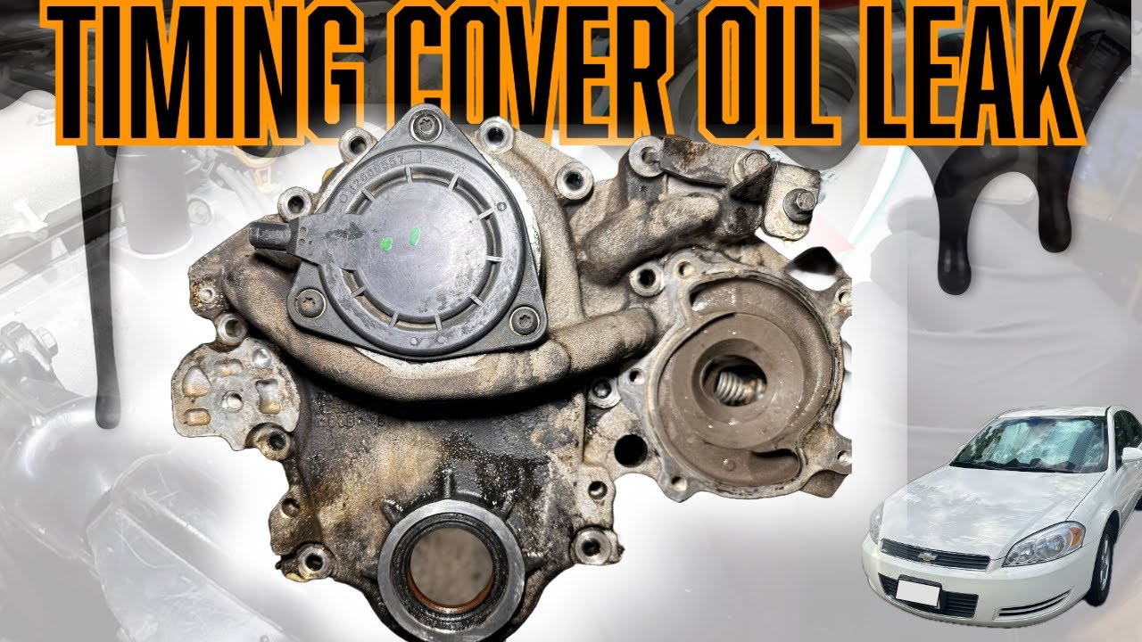 How To Fix Timing Cover Oil Leak GM 3.5L (3500) V6 For 2008 (06-11) Chevrolet Impala FULL DETAIL