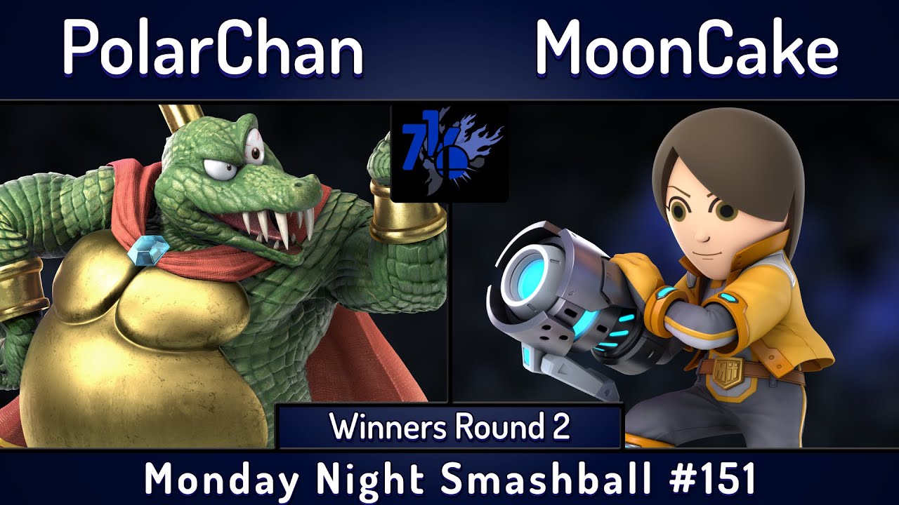 MNS # 151 | PolarChan (King K Rool) vs MoonCake (Mii Gunner) | WR2 | SSBU Smash Ultimate