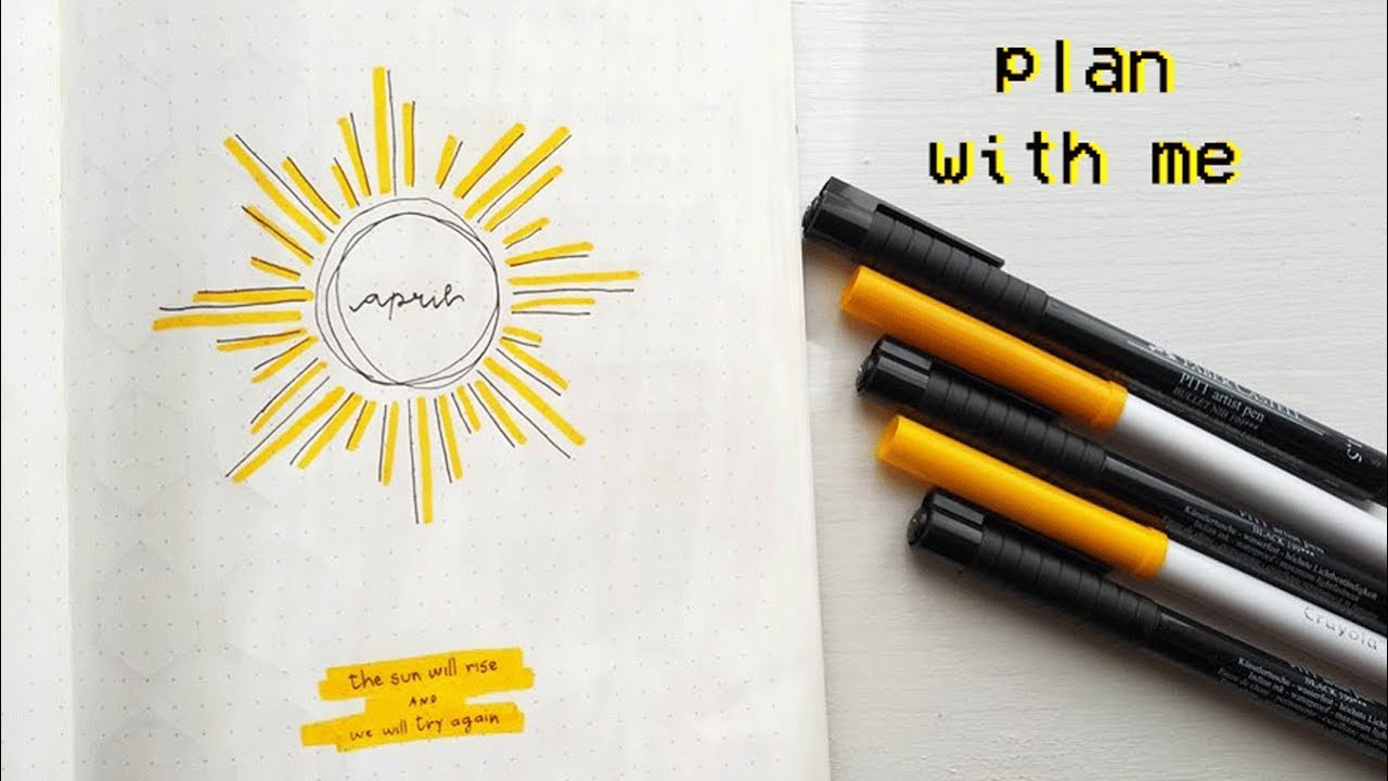 PLAN WITH ME // April 2019 Bullet Journal Setup