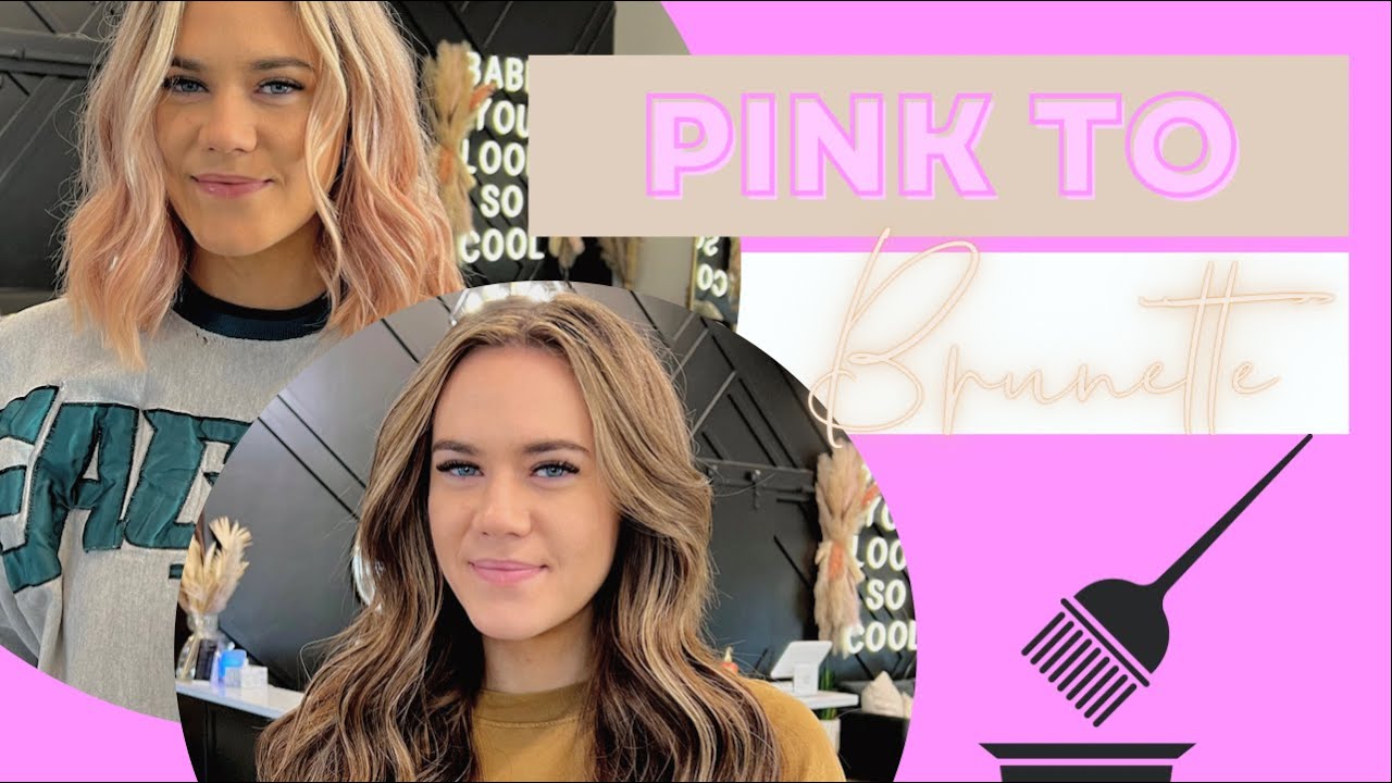 Pink To Brunette + WE MADE FOILS! | JZ STYLES