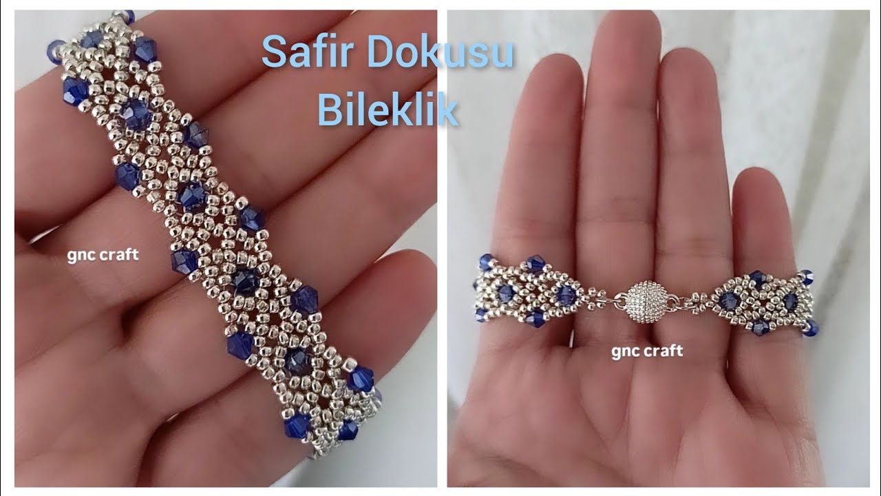 SAFİR DOKUSU BİLEKLİK  SAPPHIRE TEXTURE BRACELET