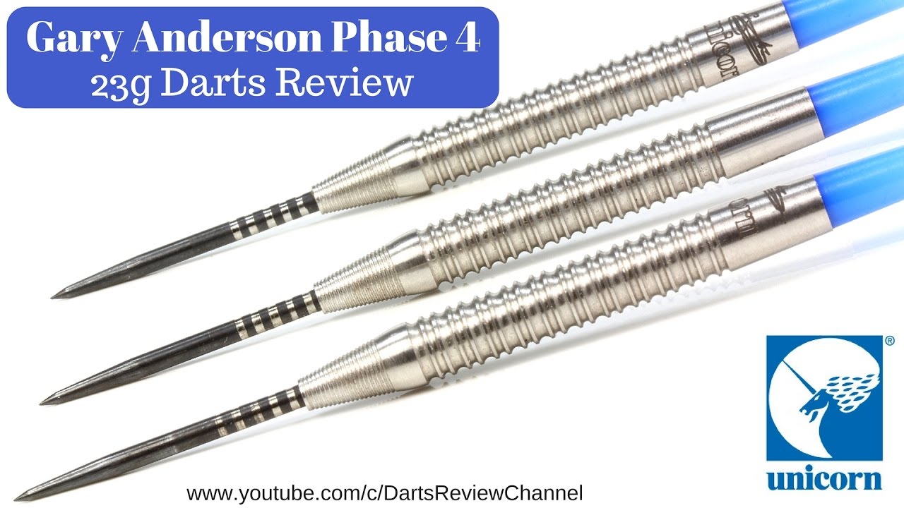 Обзор дротиков Unicorn Gary Anderson Phase 4 23g