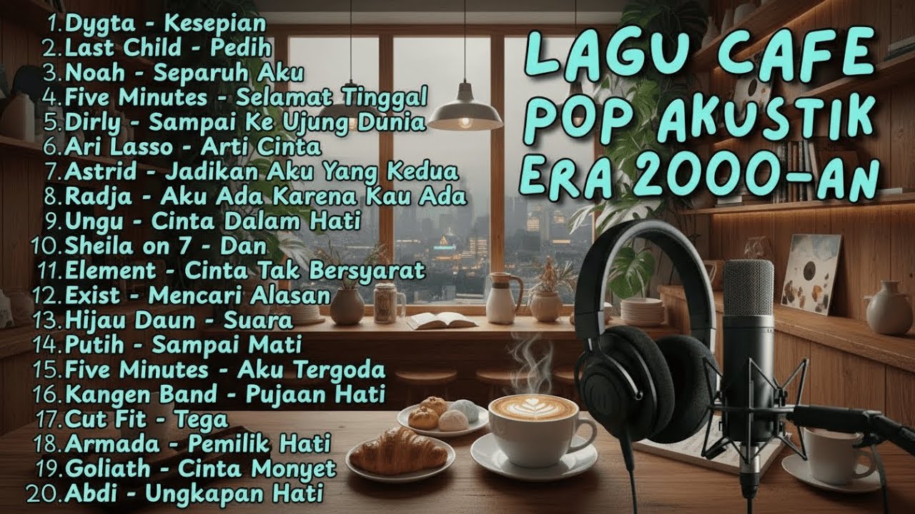 LAGU CAFE POP 2000-AN INDONESIA HITS TEMAN KERJA & SANTAI Playlist Coffee Shop Kenangan Masa SMA