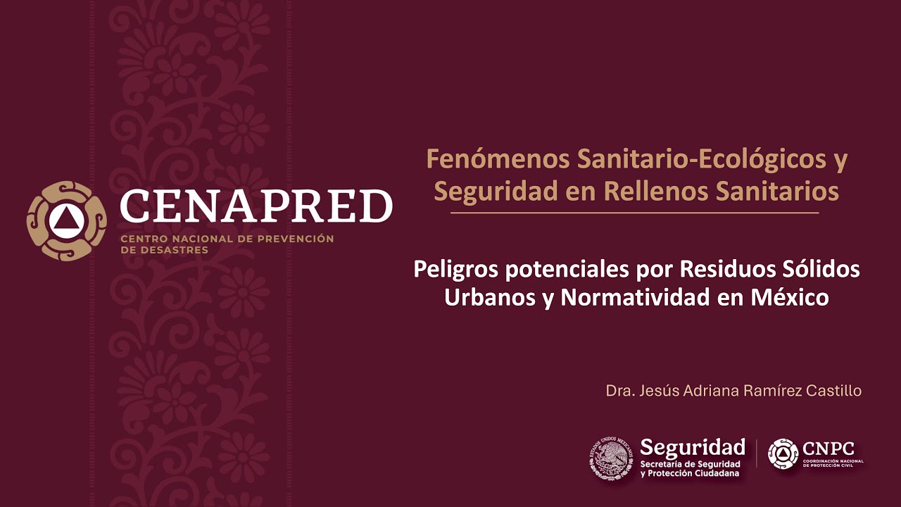 Curso: Fenómenos Sanitario Ecológicos y Seguridad en Rellenos Sanitarios, Tema 2