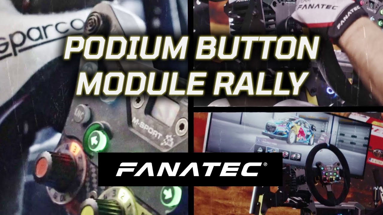 Podium Button Module Rally OUT NOW | Fanatec