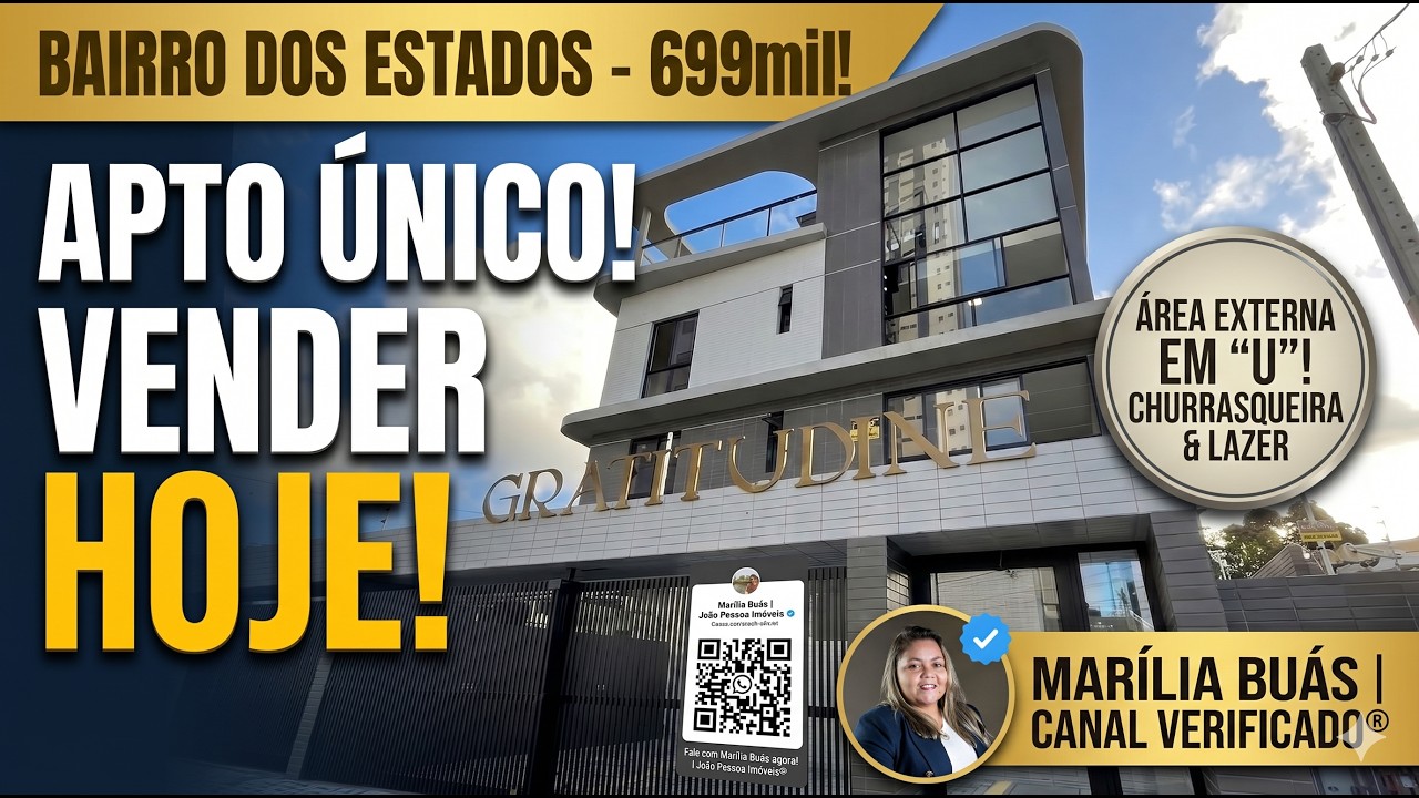 APARTAMENTO COM ÁREA PRIVATIVA OU COBERTURA DUPLEX EM JOÃO PESSOA | BAIRRO DOS ESTADOS